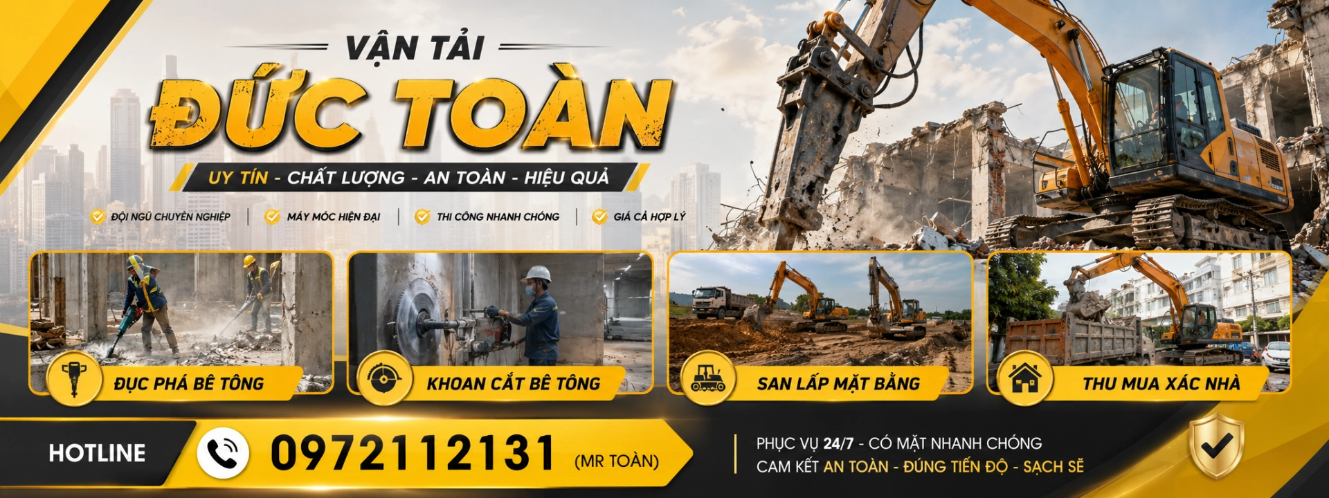tháo dỡ quán cafe Tân Phú